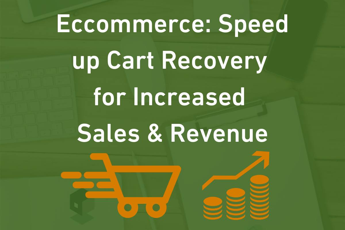 E-commerce: Speed up cart recovery for increased sales and revenue